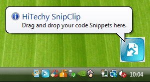 HiTechy SnipClip code DropZone.